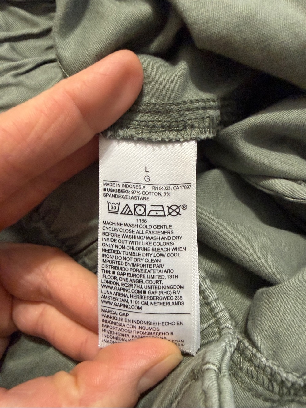 GAP Downtown Jogger Size: L Inseam: 26” - Picture 6 of 7